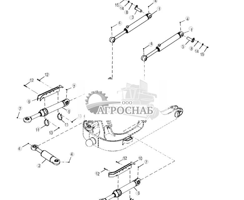 Гидравлические цилиндры, механизм наклона под углом (PAT) - ST880372 268.jpg